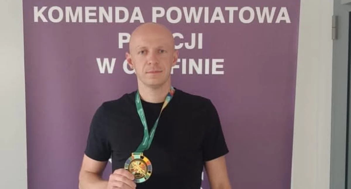 Biegi, Młodszemu aspirantowi Sikorze ucieknie żaden przestępca! - zdjęcie, fotografia
