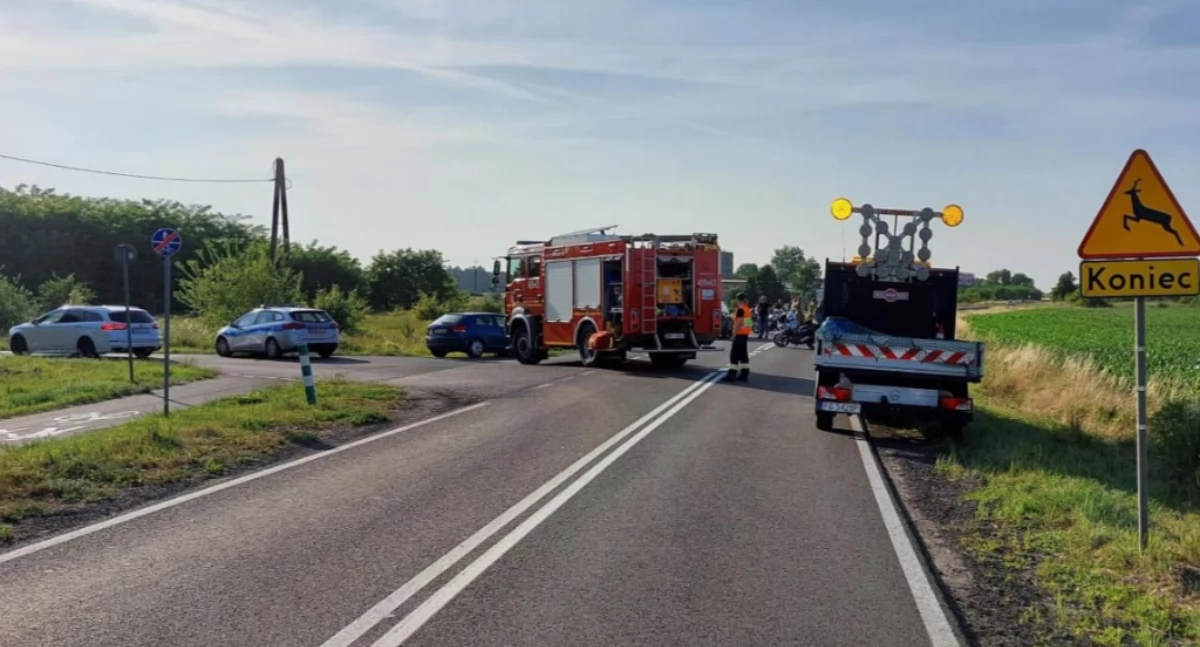 Wypadki drogowe, Ratownicy przeprowadzili reanimację latek odzyskał przytomności - zdjęcie, fotografia