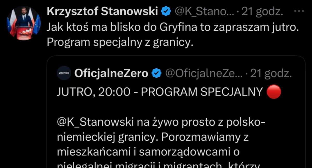 Info, Dziś program specjalny Stanowskiego Zaproszenie mieszkańców - zdjęcie, fotografia