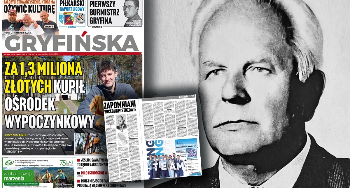 Postacie, Jeniec wojenny który został wiceburmistrzem Gryfina - zdjęcie, fotografia
