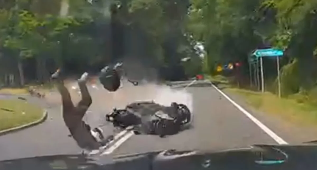 Wypadki drogowe, Motocyklista stracił rękę Znamy szczegóły wypadku - zdjęcie, fotografia