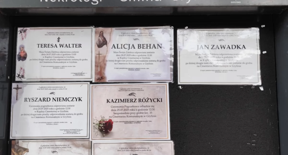 Odeszli, ziemski żywot dobiegł końca - zdjęcie, fotografia