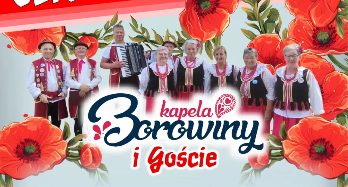 Koncerty muzyka, Wspólne biesiadowanie kapelą Borowiny - zdjęcie, fotografia