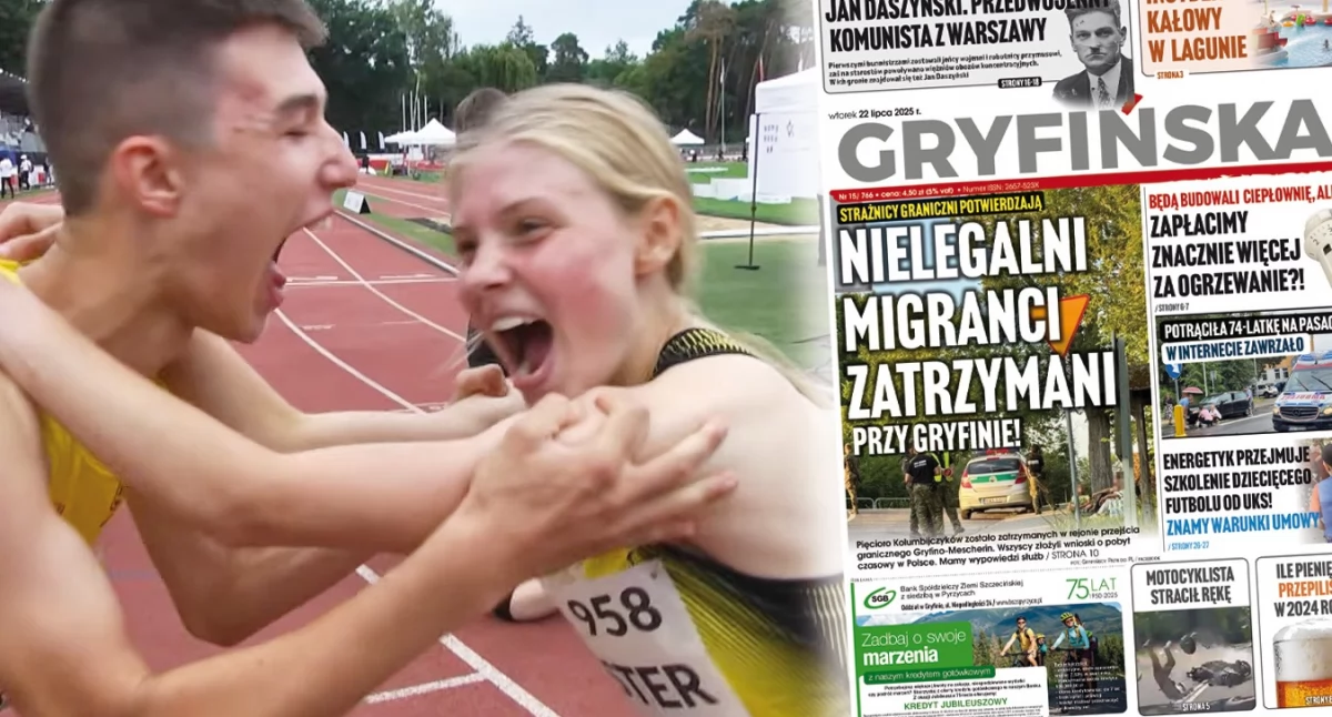 Gazeta Gryfińska, Kasia pobiegła profesorka Pokazujemy złoto kulis - zdjęcie, fotografia