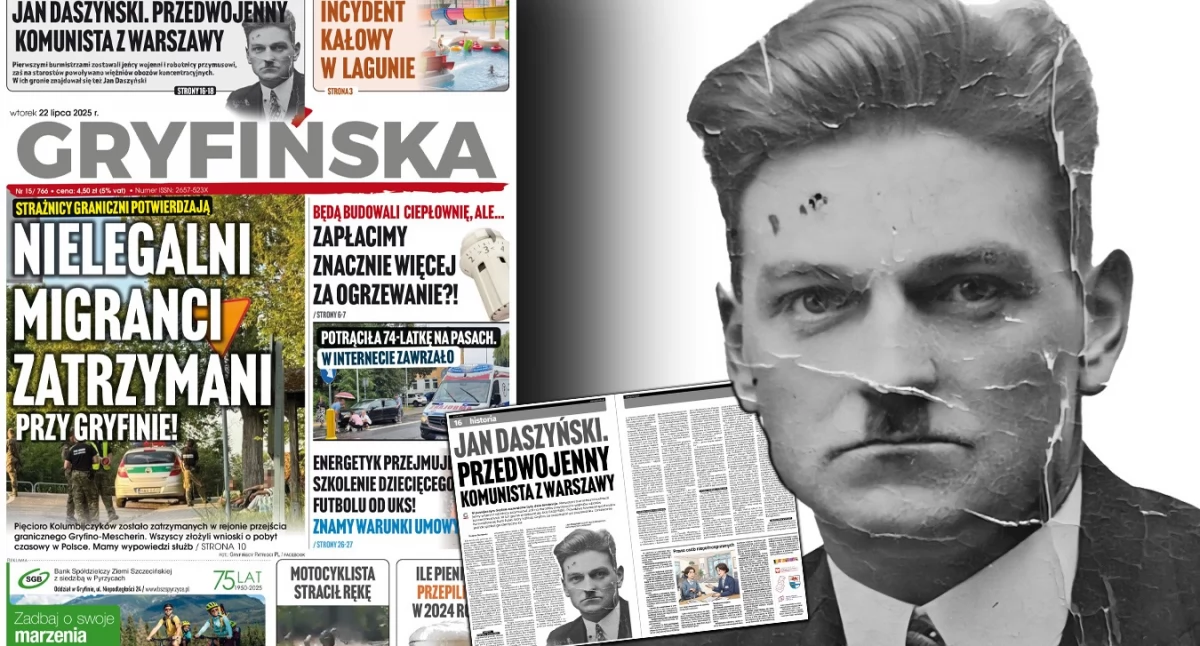 Gazeta Gryfińska, Daszyński Przedwojenny komunista Warszawy - zdjęcie, fotografia