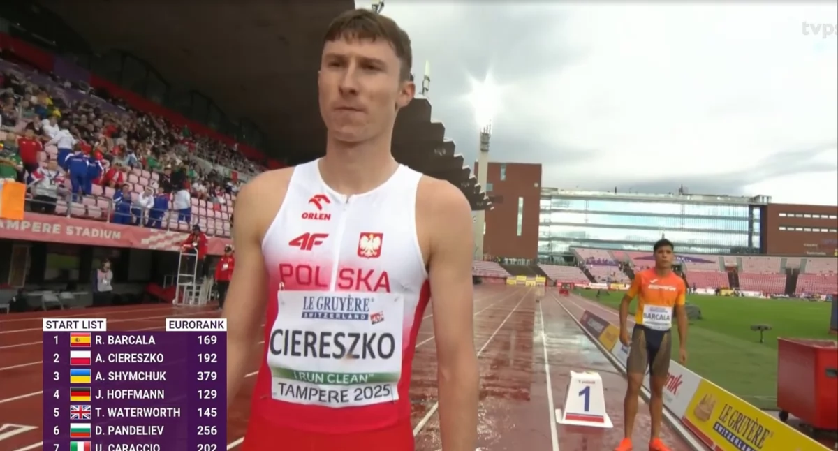 Lekkoatletyka, Ciereszko wystartował Mistrzostwach Europy - zdjęcie, fotografia