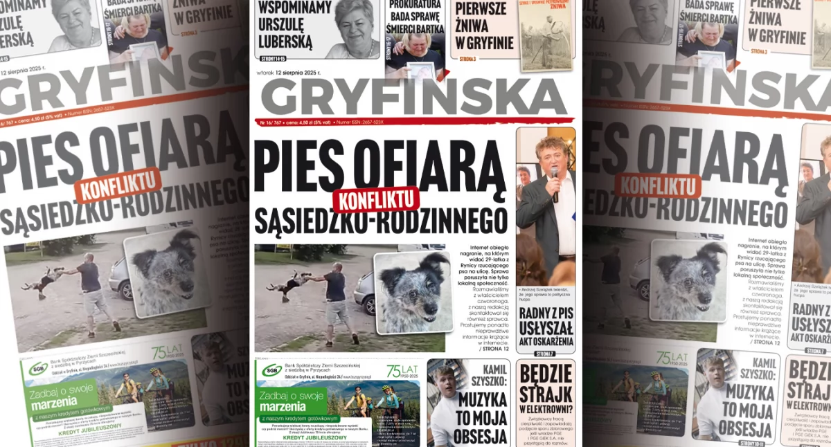 Gazeta Gryfińska, wydanie Gazety Gryfińskiej - zdjęcie, fotografia