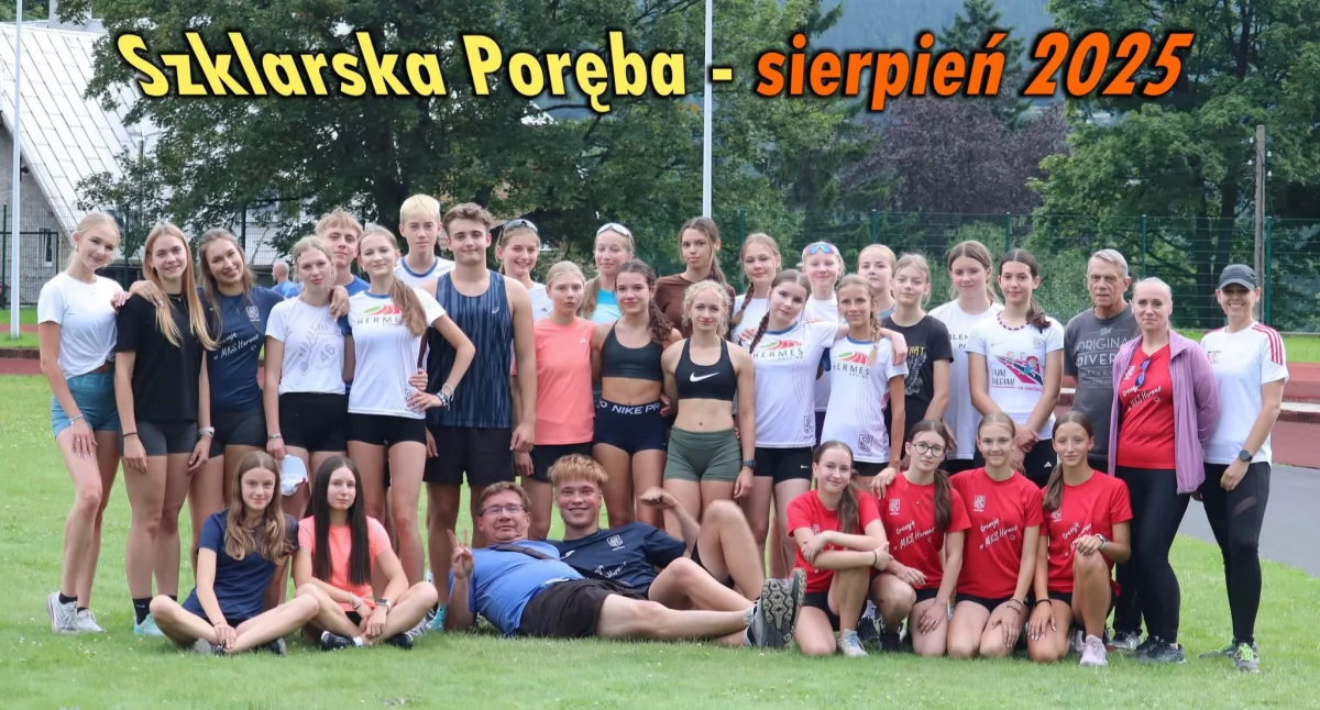 Lekkoatletyka, Hermes Gryfino pozdrawia obozu! - zdjęcie, fotografia