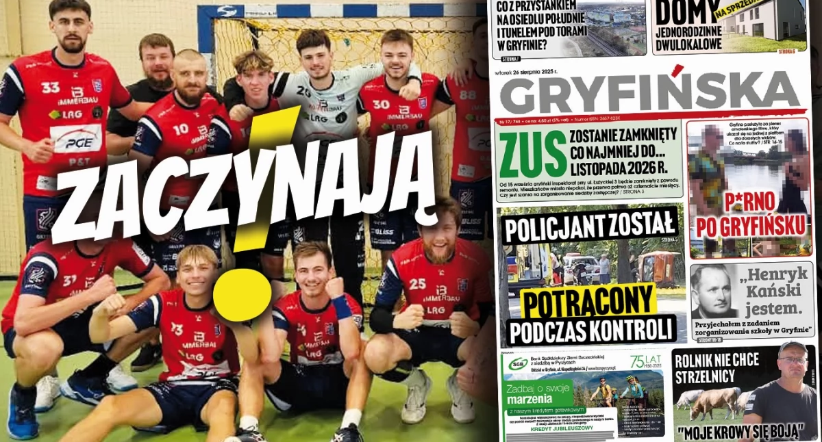 Gazeta Gryfińska, Szczypiorniści Gryfino zapraszają dzisiejszy sparing - zdjęcie, fotografia