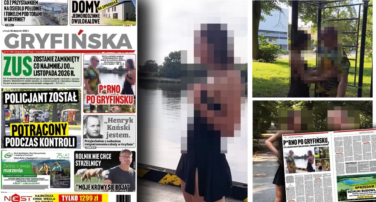 Gazeta Gryfińska, P*rno gryfińsku czyli nasze miasto znalazło pomarańczowej platformie - zdjęcie, fotografia