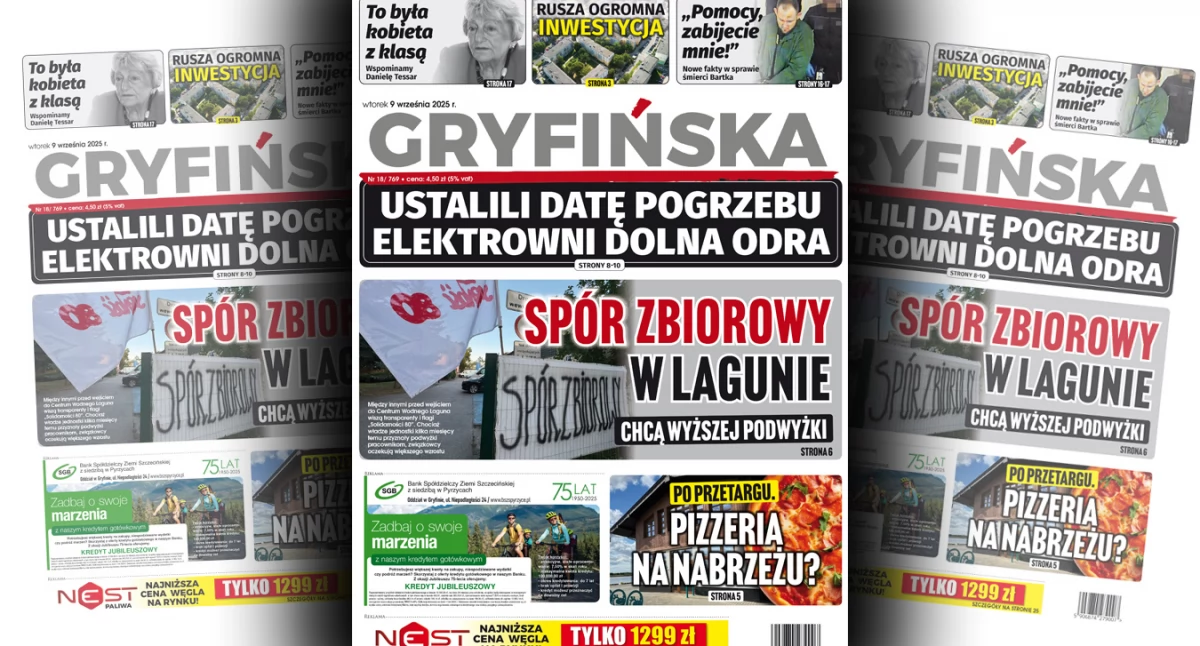 Gazeta Gryfińska, numer Gazety Gryfińskiej - zdjęcie, fotografia