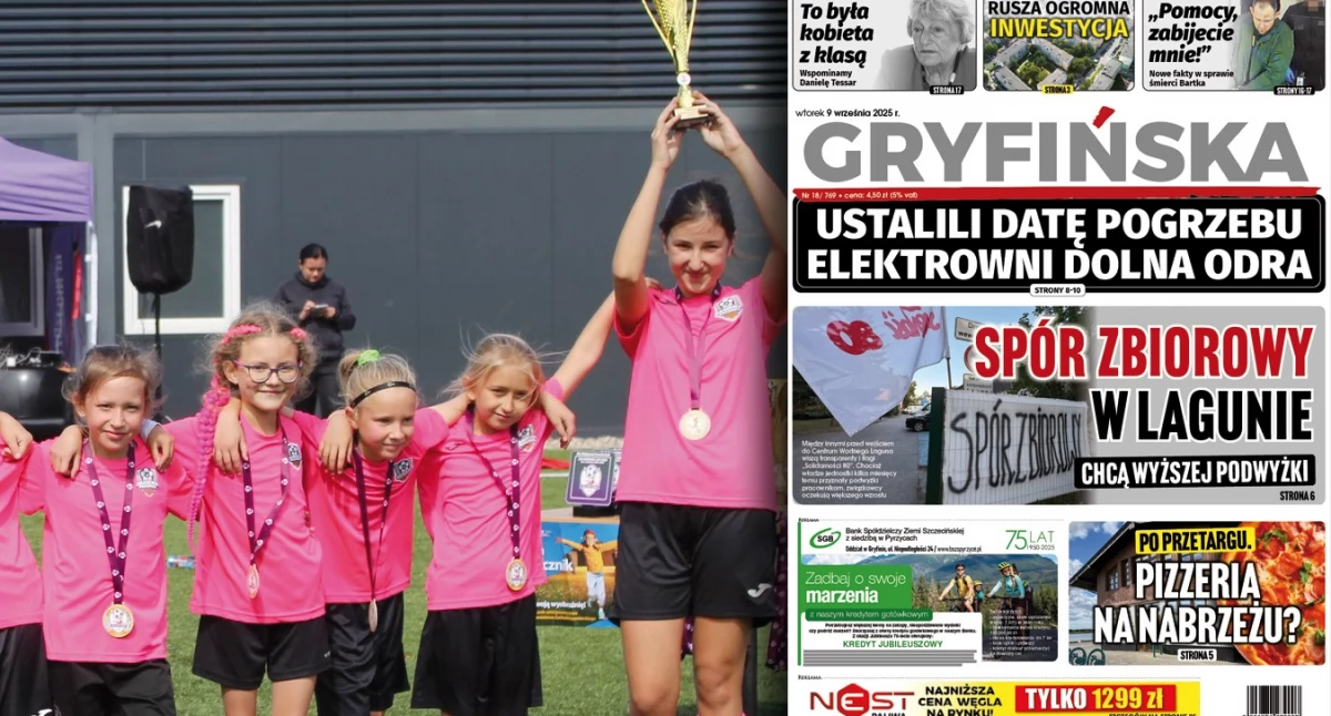 Gazeta Gryfińska, Gryfińskie dziewczynki lubią futbol! - zdjęcie, fotografia