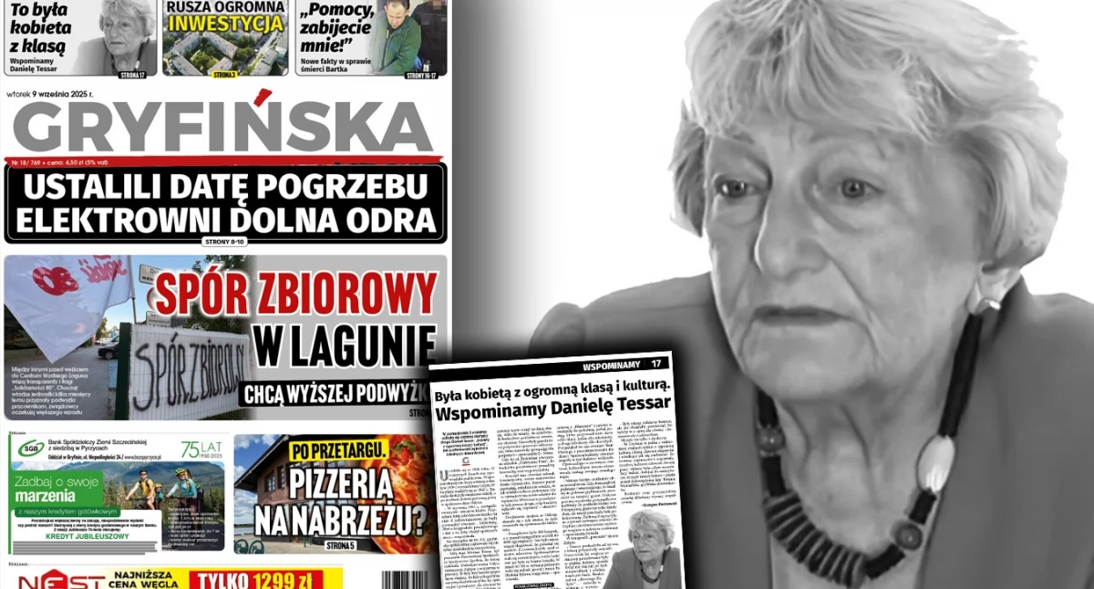 Gazeta Gryfińska, Była kobietą ogromną klasą kulturą - zdjęcie, fotografia