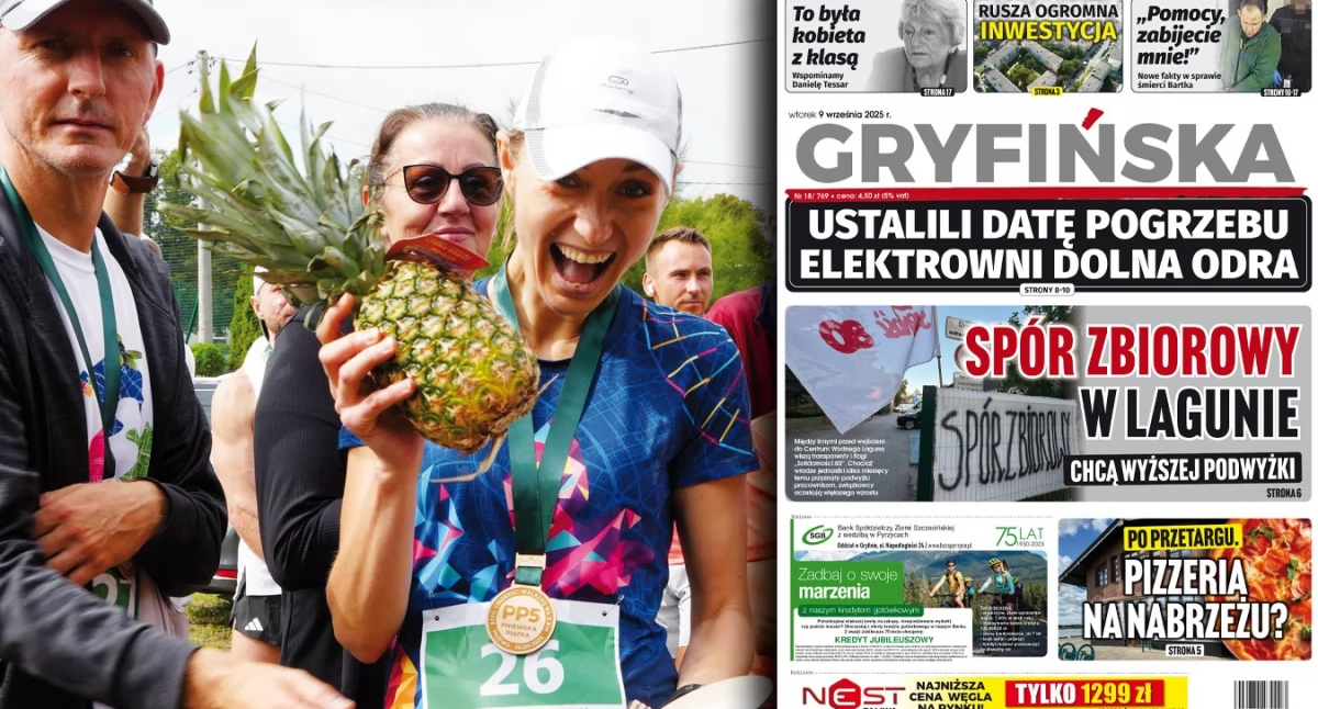 Gazeta Gryfińska, ananasie dobrze biega się! - zdjęcie, fotografia