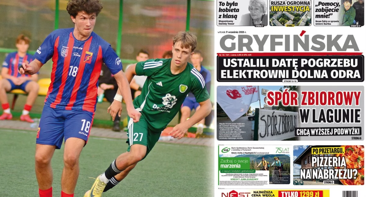 Gazeta Gryfińska, Juniorzy Energetyka Gryfino wiceliderem najwyższej wojewódzkiej lidze! - zdjęcie, fotografia