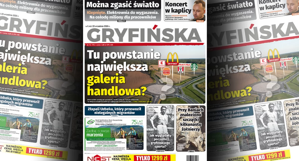 Gazeta Gryfińska, numer Gazety Gryfińskiej - zdjęcie, fotografia