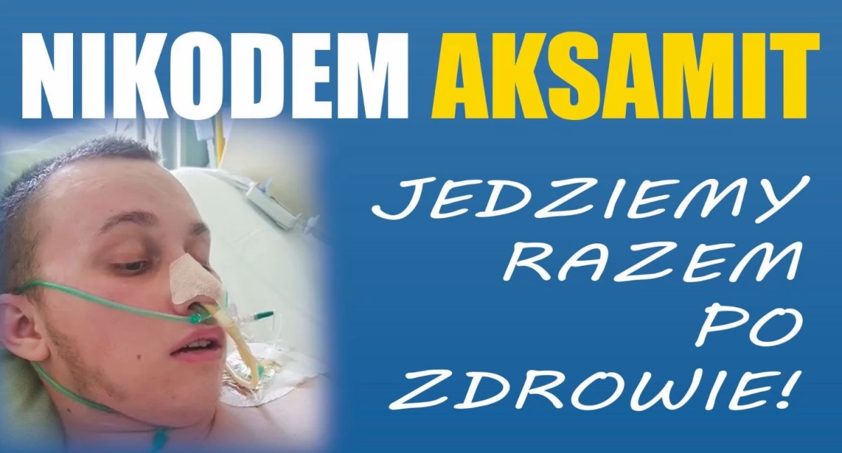 Akcje charytatywne, letni motocyklista który sierpniu wjechał samochód wybudził śpiączki - zdjęcie, fotografia