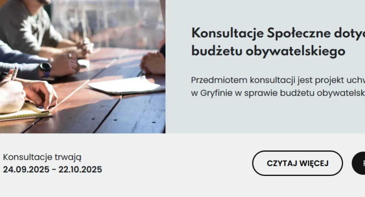 Info, Wróci Gryfiński Budżet Obywatelski - zdjęcie, fotografia
