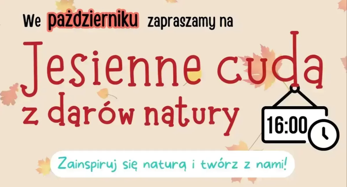 Wystawy Warsztaty, Październikowe zajęcia świetlicowe Jesienne darów natury - zdjęcie, fotografia