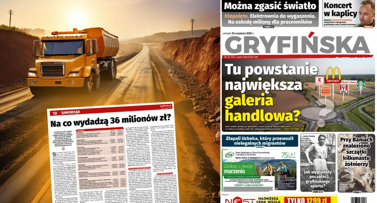 Gazeta Gryfińska, milionów złotych inwestycje powiecie Jakie zadania zostaną zrealizowane - zdjęcie, fotografia