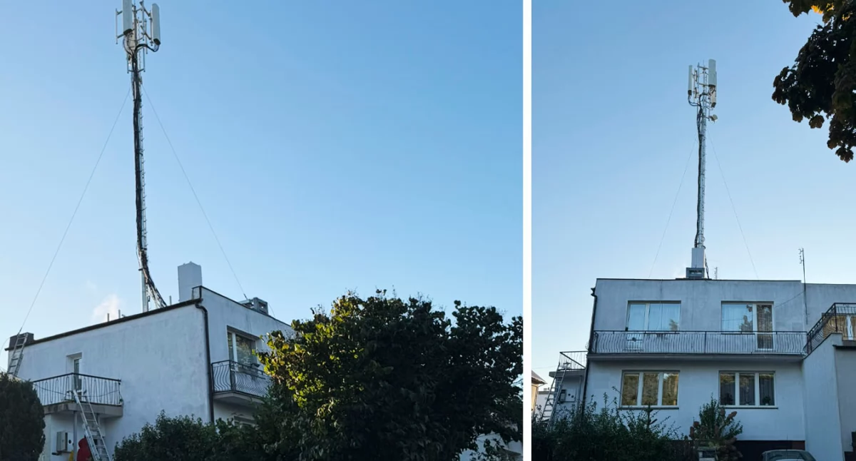 Interwencje, Maszt Mieszkańcy informowani ponieważ - zdjęcie, fotografia