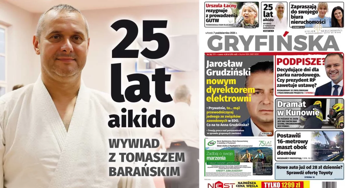 Gazeta Gryfińska, Gazeta Gryfińska Wywiad Tomaszem Barańskim - zdjęcie, fotografia
