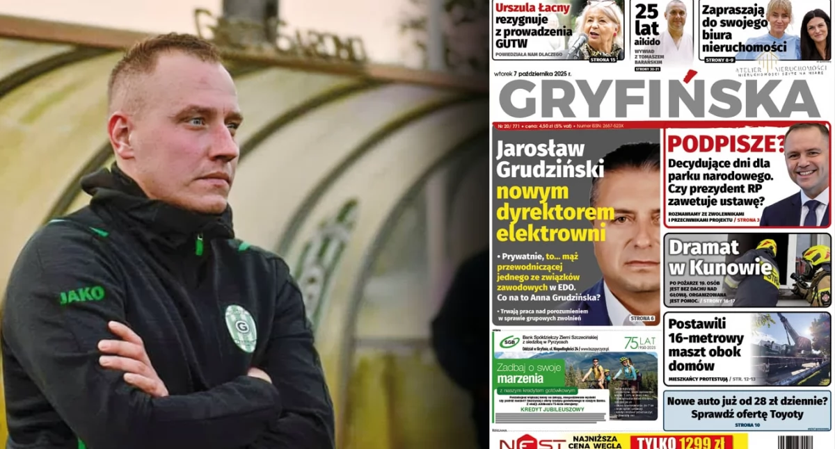 Gazeta Gryfińska, sezonie stać Gardno - zdjęcie, fotografia