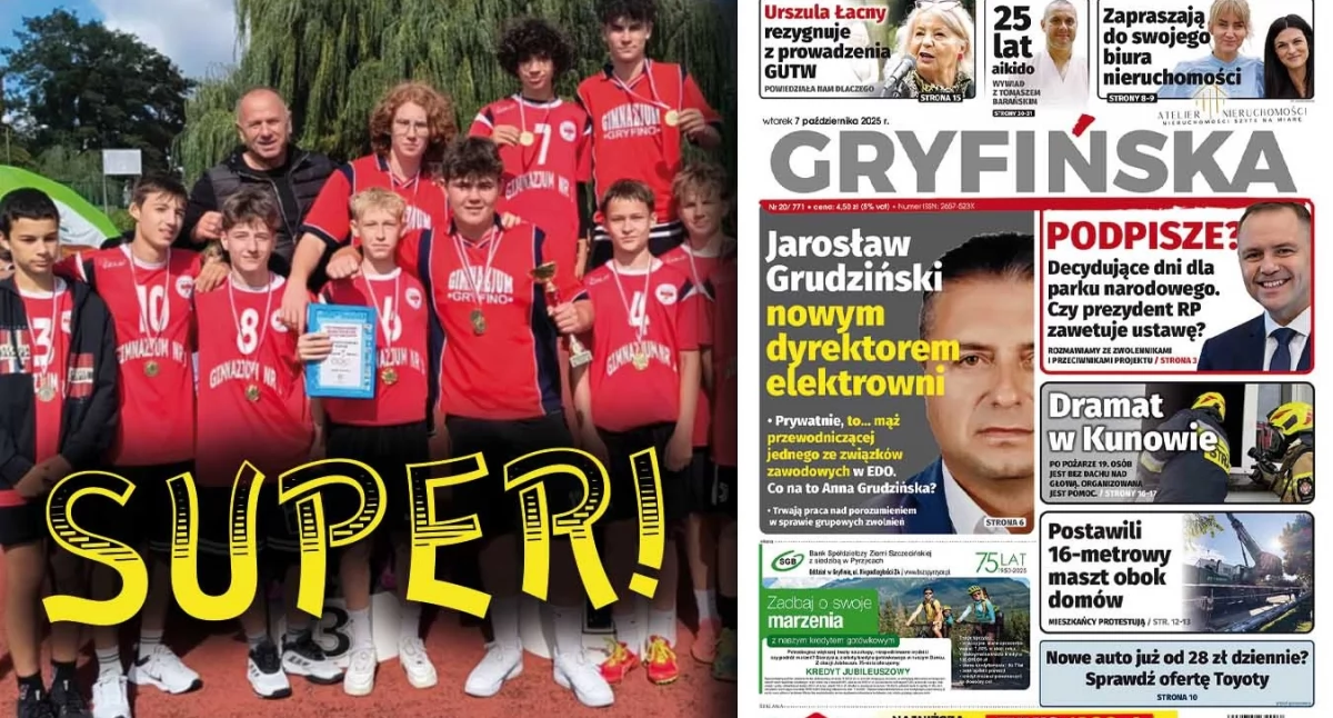 Gazeta Gryfińska, Worek medali uczniów Gryfino! - zdjęcie, fotografia