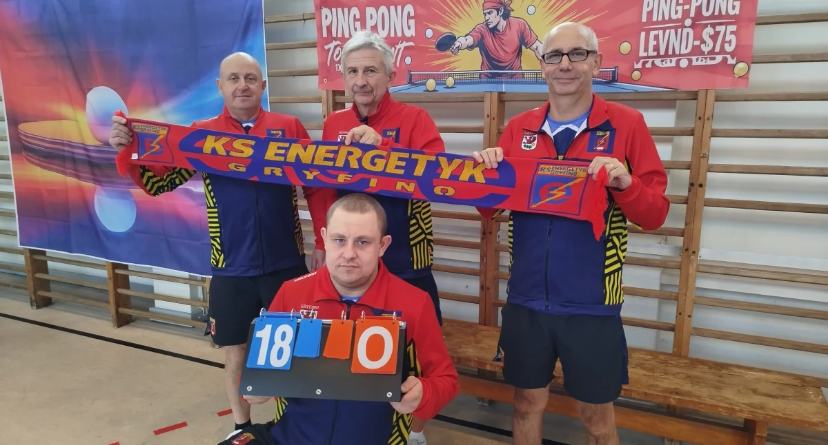 Pozostałe, Tenisiści stołowi Energetyka Gryfino burza! - zdjęcie, fotografia