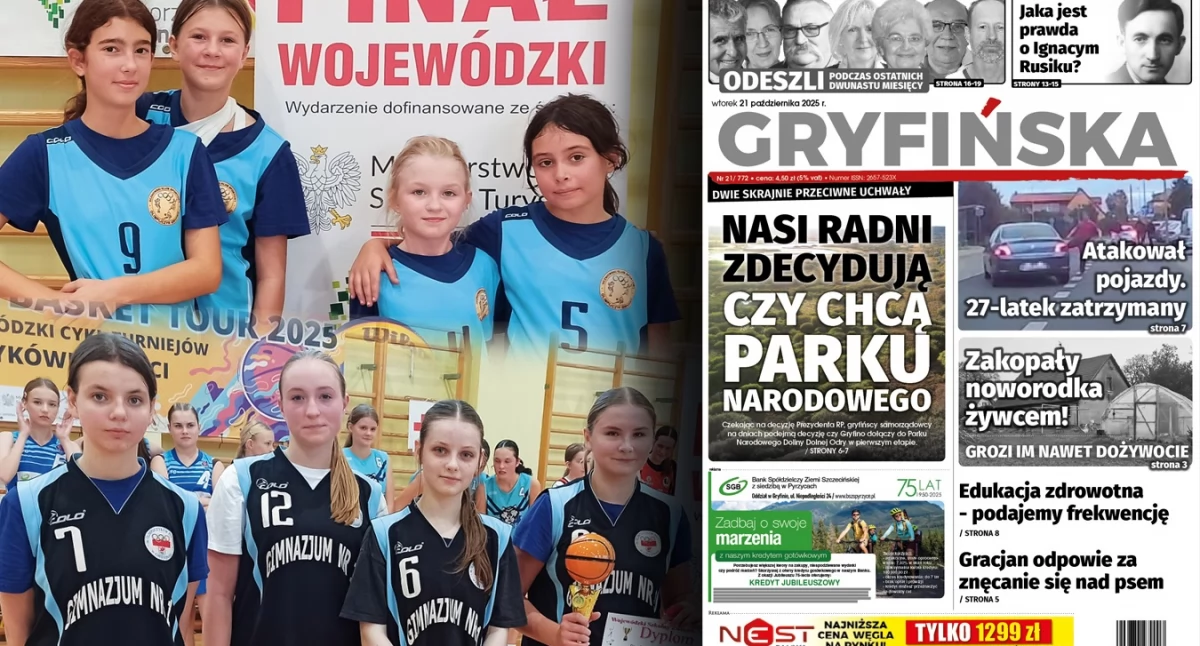 Gazeta Gryfińska, Gryfińskie koszykarki podium! - zdjęcie, fotografia