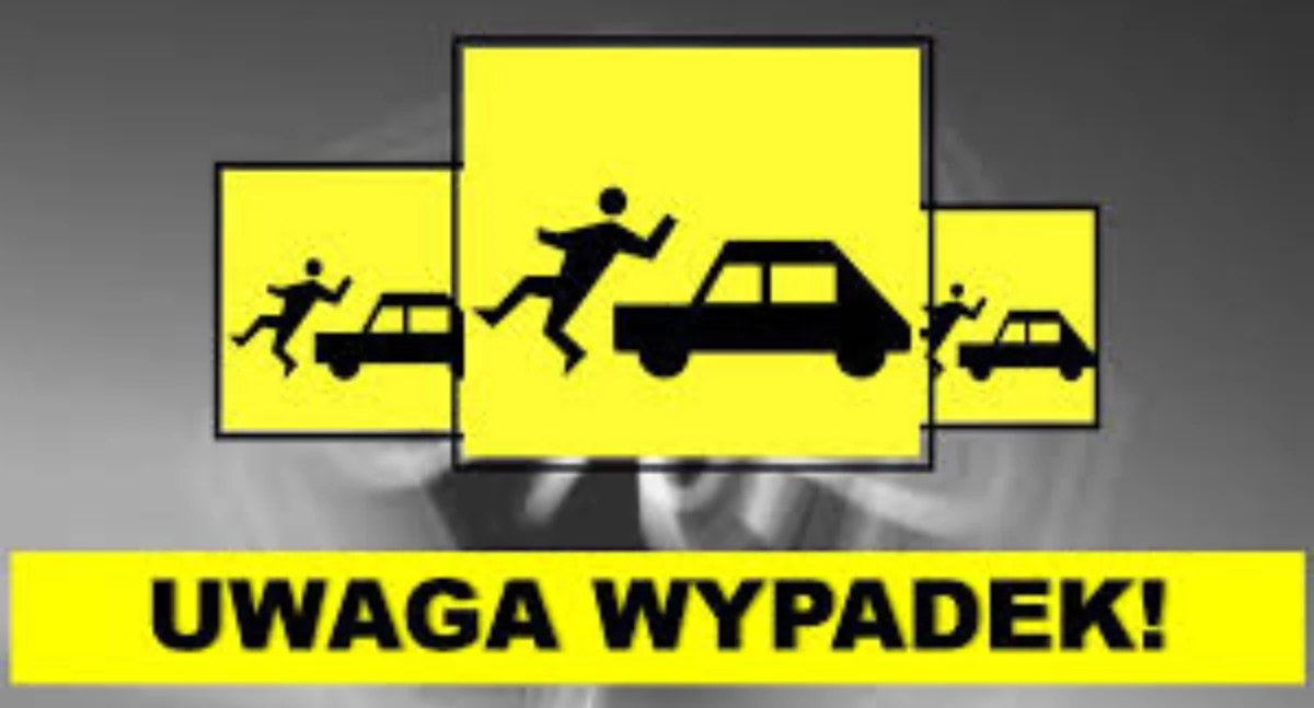 Wypadki drogowe, Drogowy wypadek Baniami - zdjęcie, fotografia