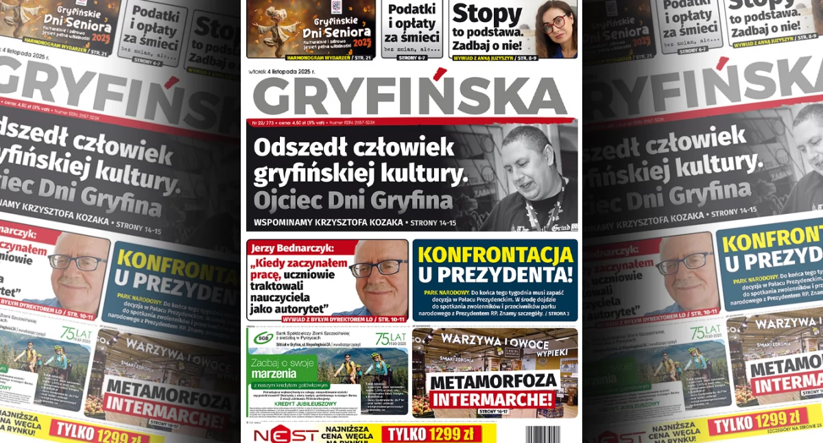 Gazeta Gryfińska, numer Gazety Gryfińskiej - zdjęcie, fotografia