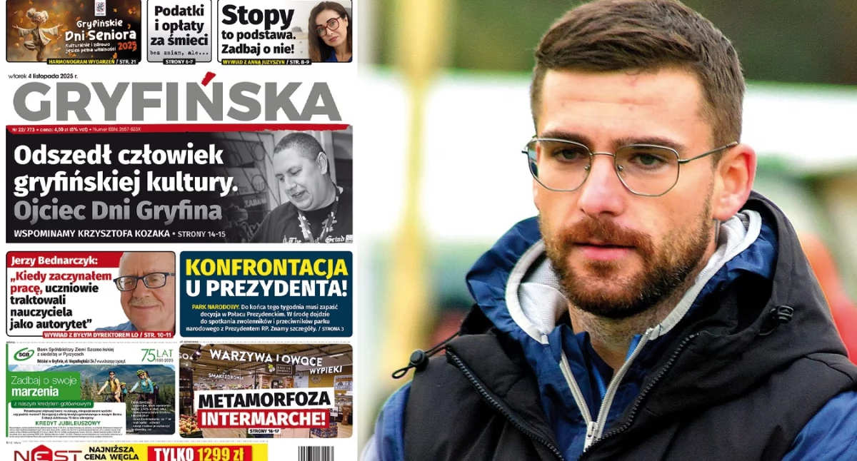 Gazeta Gryfińska, Kubicki Uznaliśmy Grackiem bardziej zaangażować - zdjęcie, fotografia