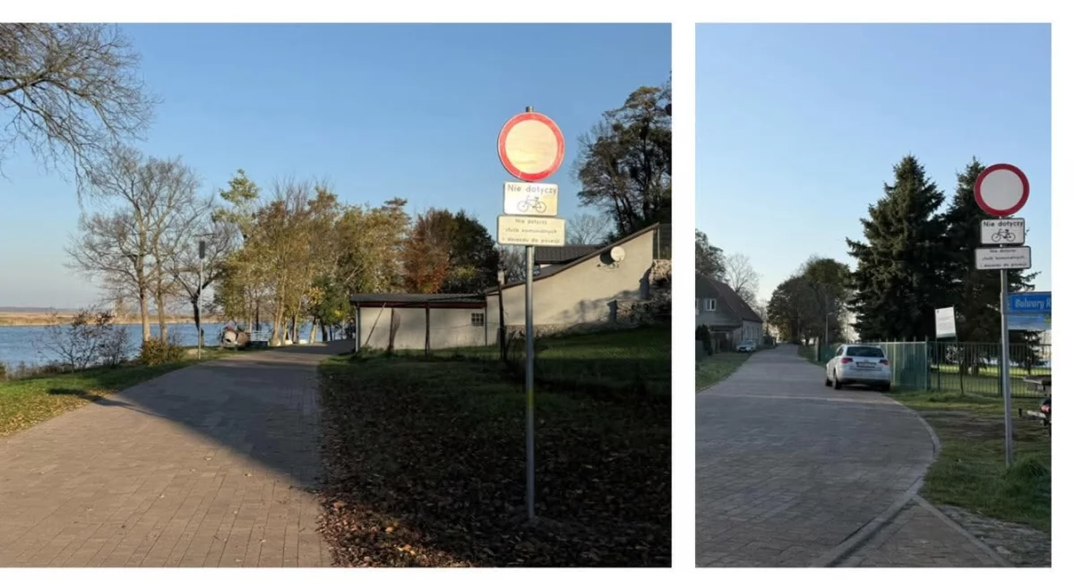 Info, Zmiana organizacji ruchu Bulwarach Rybackich - zdjęcie, fotografia
