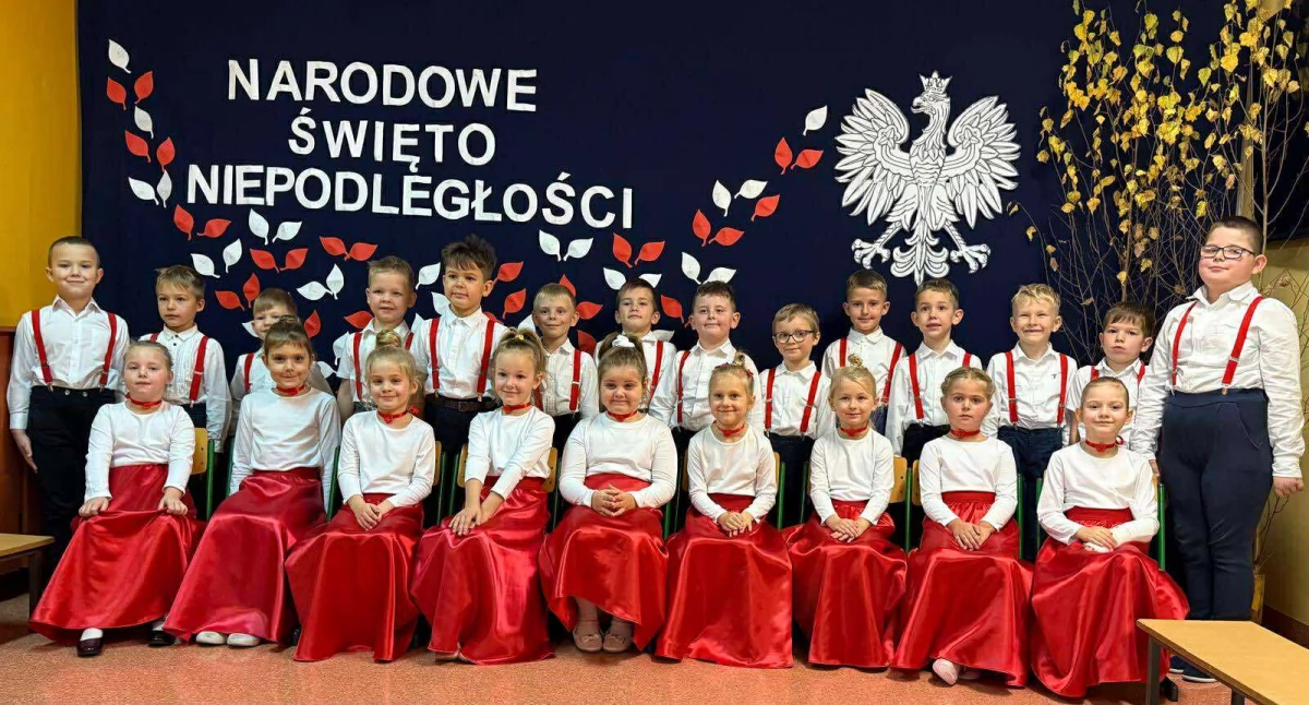 Szkoły i przedszkola, Przedszkolaki Calineczki uczcili rocznicę odzyskania niepodległości [GALERIA] - zdjęcie, fotografia