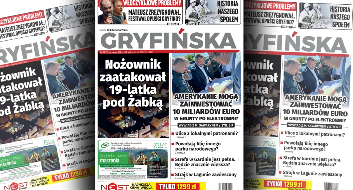Gazeta Gryfińska, numer Gazety Gryfińskiej - zdjęcie, fotografia