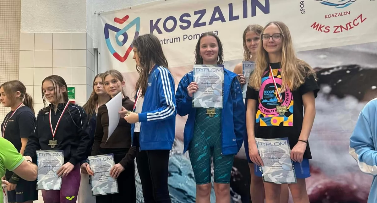 Pływanie, Kolejny dobry występ Marlina Gryfino - zdjęcie, fotografia