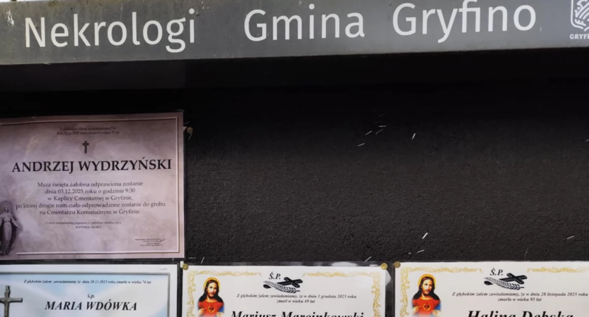 Odeszli, Żegnamy sześcioro zmarłych gryyfinian latkę - zdjęcie, fotografia
