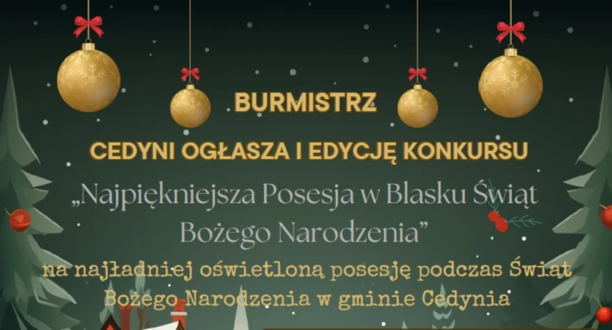 Inicjatywy społeczne, Konkurs najpiękniejszą posesję blasku świąt Bożego Narodzenia - zdjęcie, fotografia