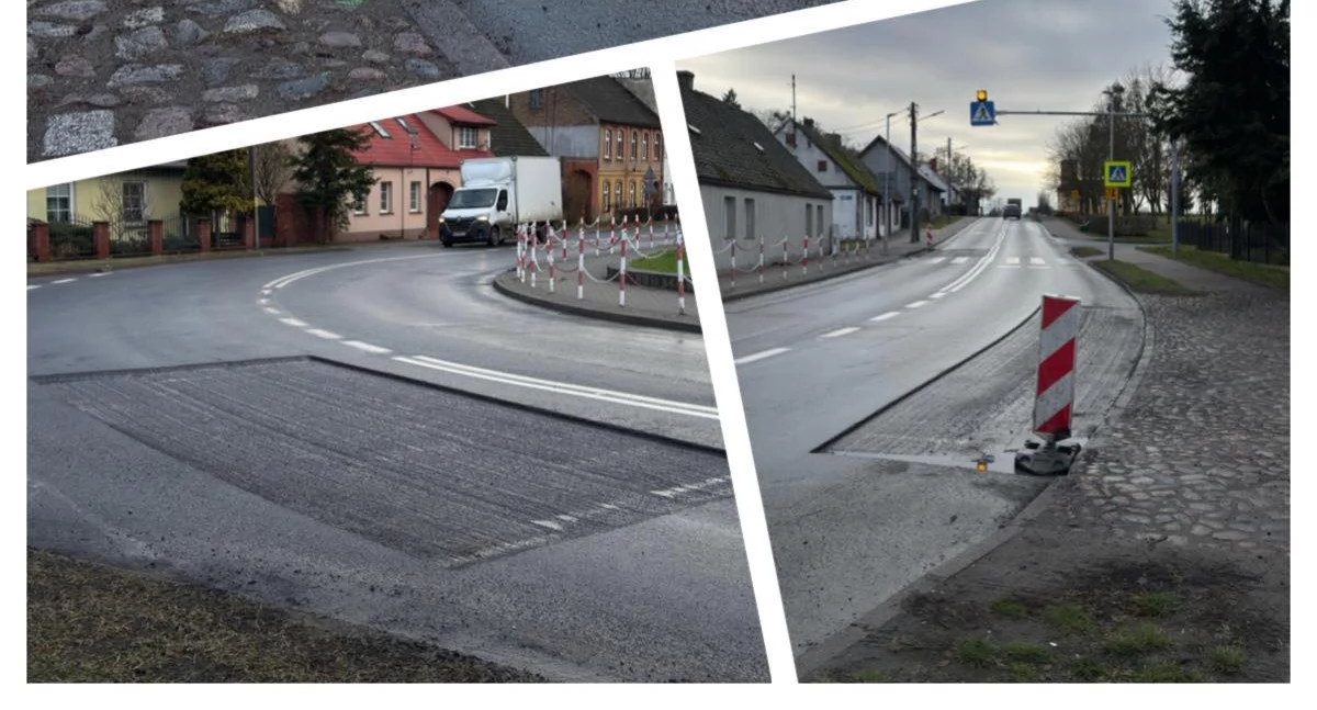 Info, frezowanie Uważajcie drodze - zdjęcie, fotografia