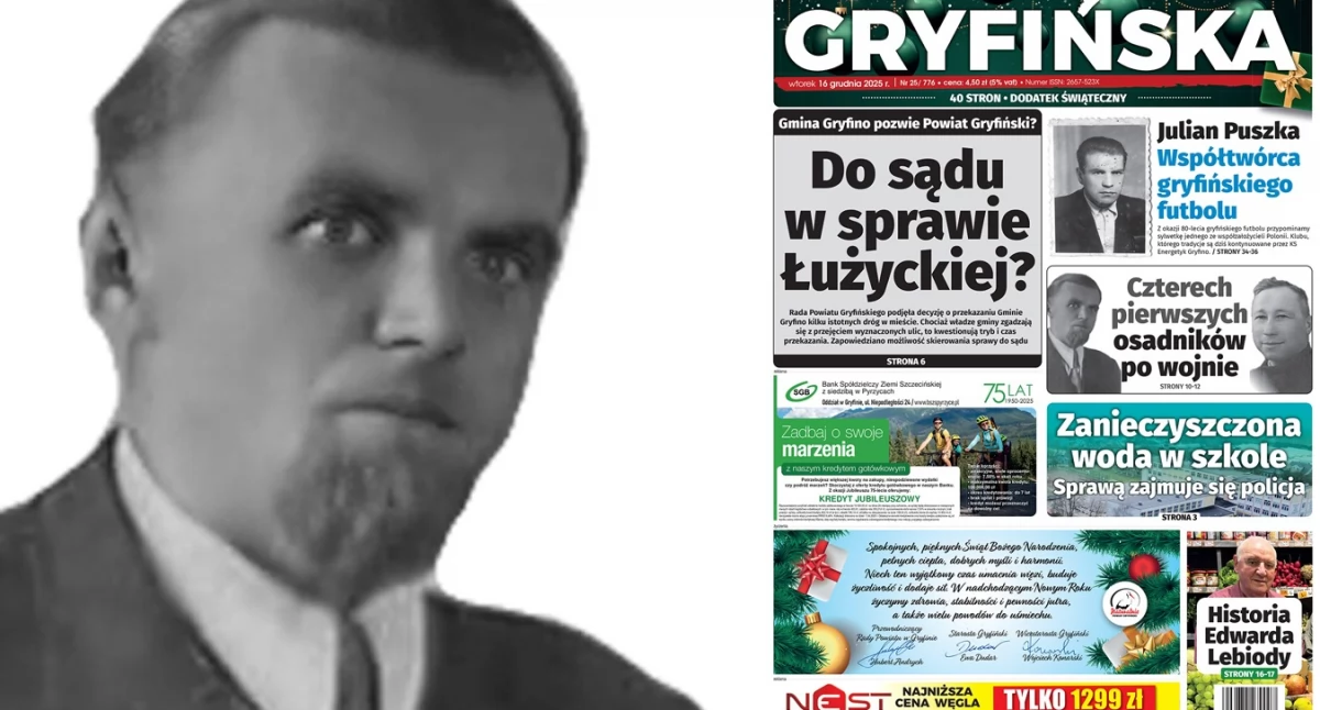 Gazeta Gryfińska, Witold Nowacki został zdegradowany zbytnią poufałość starostą - zdjęcie, fotografia