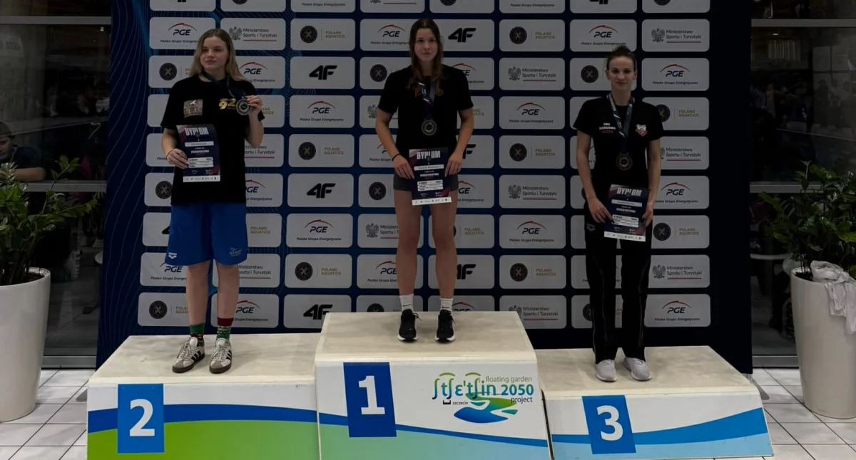 Pływanie, Weronika Małolepsza drugim złotem Mistrzostw Polski Juniorek! - zdjęcie, fotografia