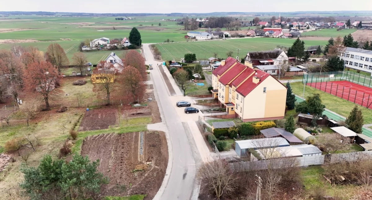 Inwestycje, Modernizacja drogi gminnej finiszu - zdjęcie, fotografia