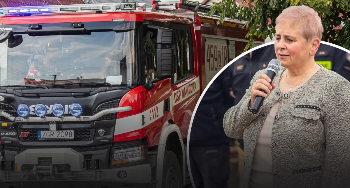 Straż pożarna, Burmistrz Rawecka odpowiada strażakom Nawodna - zdjęcie, fotografia