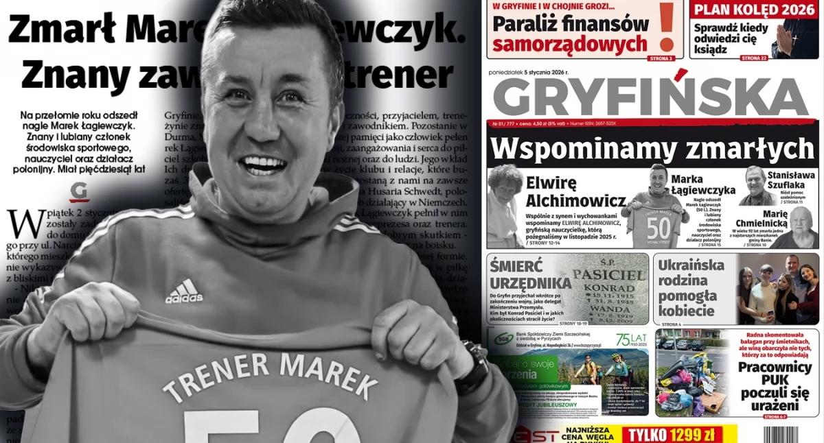Gazeta Gryfińska, Policja potwierdziła okoliczności śmierci Marka - zdjęcie, fotografia