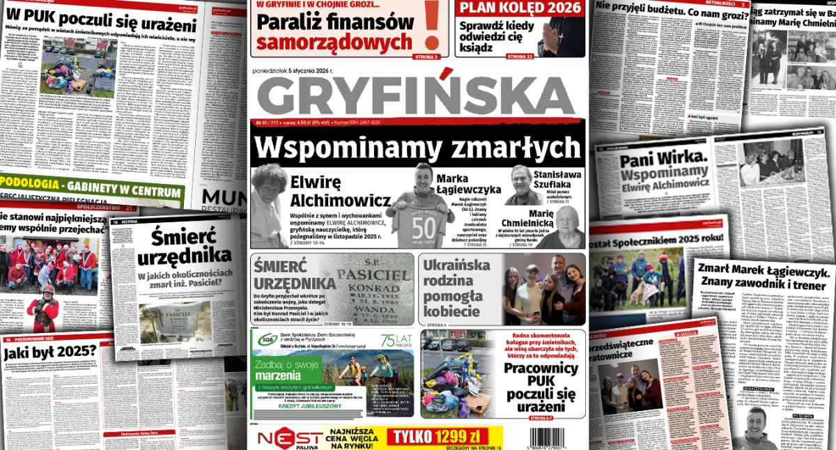 Gazeta Gryfińska, numer Gazety Gryfińskiej - zdjęcie, fotografia