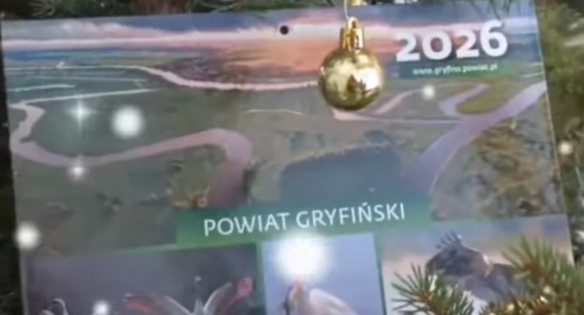 Info, Powiat Gryfiński rozdaje jutra darmowe kalendarze [WIDEO] - zdjęcie, fotografia
