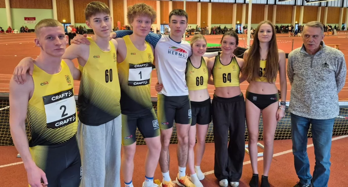 Lekkoatletyka, Lekkoatleci Hermesa Gryfino wystąpili Berlinie - zdjęcie, fotografia