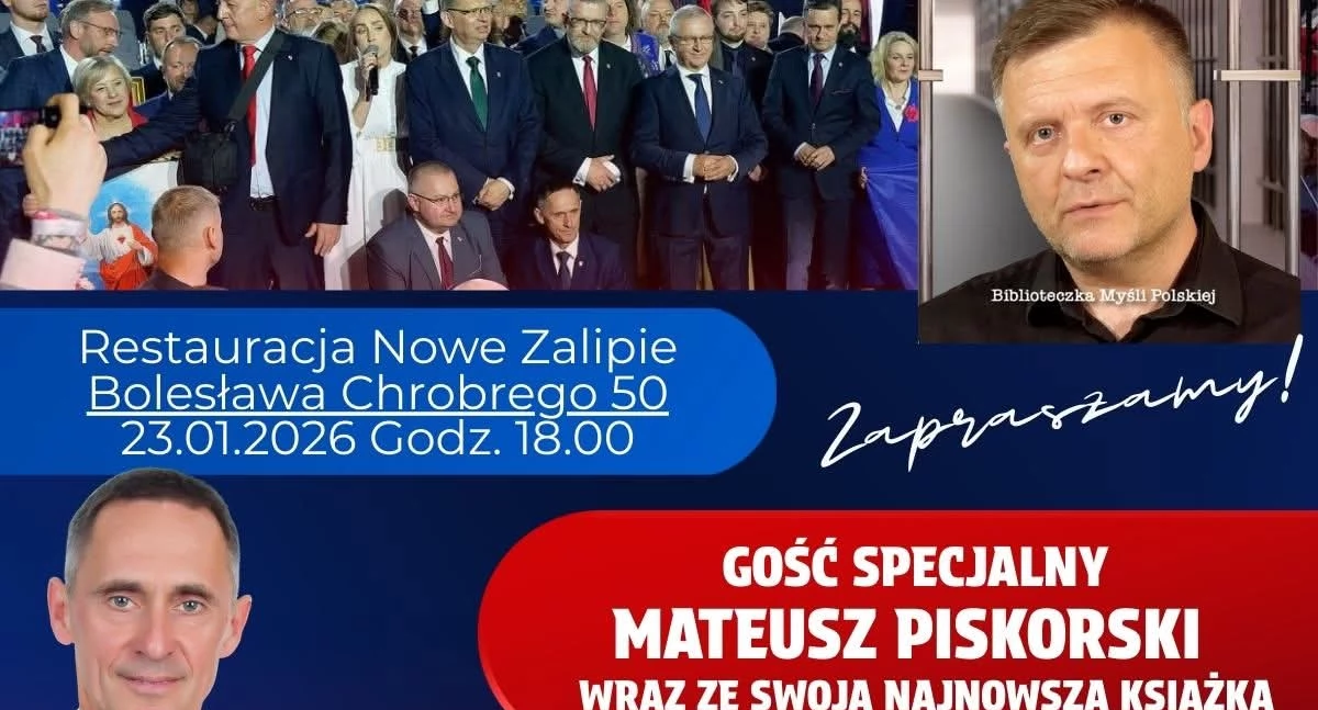 Partie i ugrupowania, Konfederacja Grzegorza Brauna zaprasza spotkanie Zalipia - zdjęcie, fotografia
