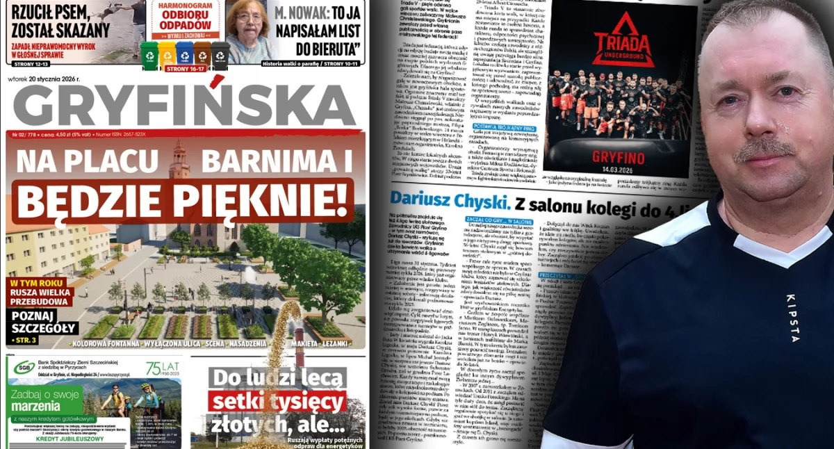 Gazeta Gryfińska, Dariusz Chyski salonu kolegi ligi! - zdjęcie, fotografia